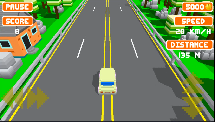 Screenshot 3: Blocky Highway