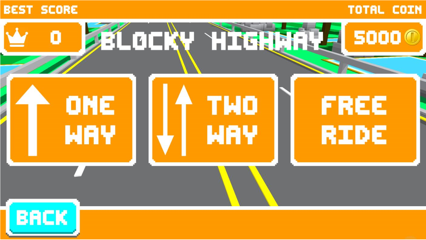 Screenshot 2: Blocky Highway