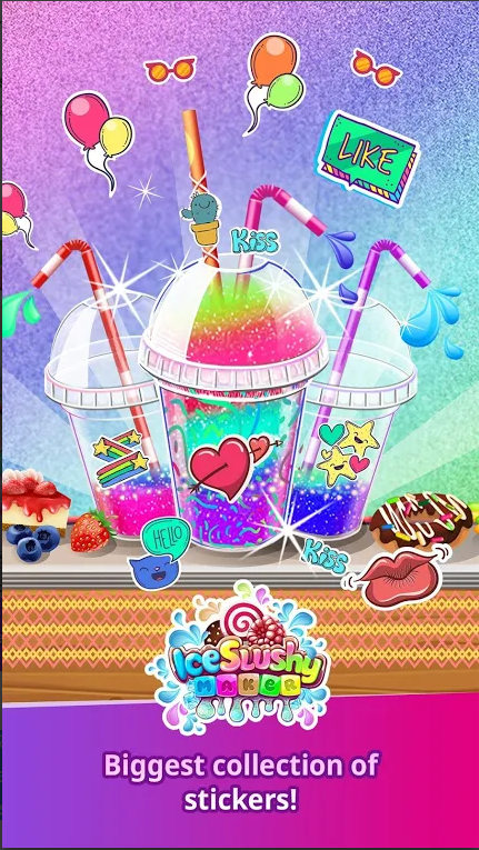 Screenshot 5: Ice Slushy Maker Rainbow Desserts