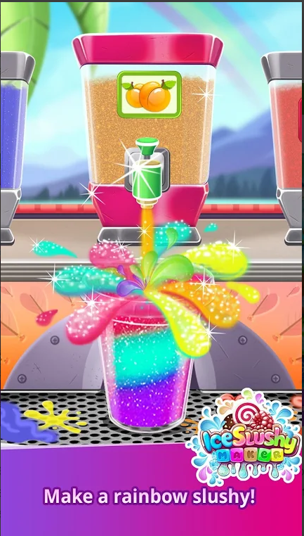 Screenshot 4: Ice Slushy Maker Rainbow Desserts