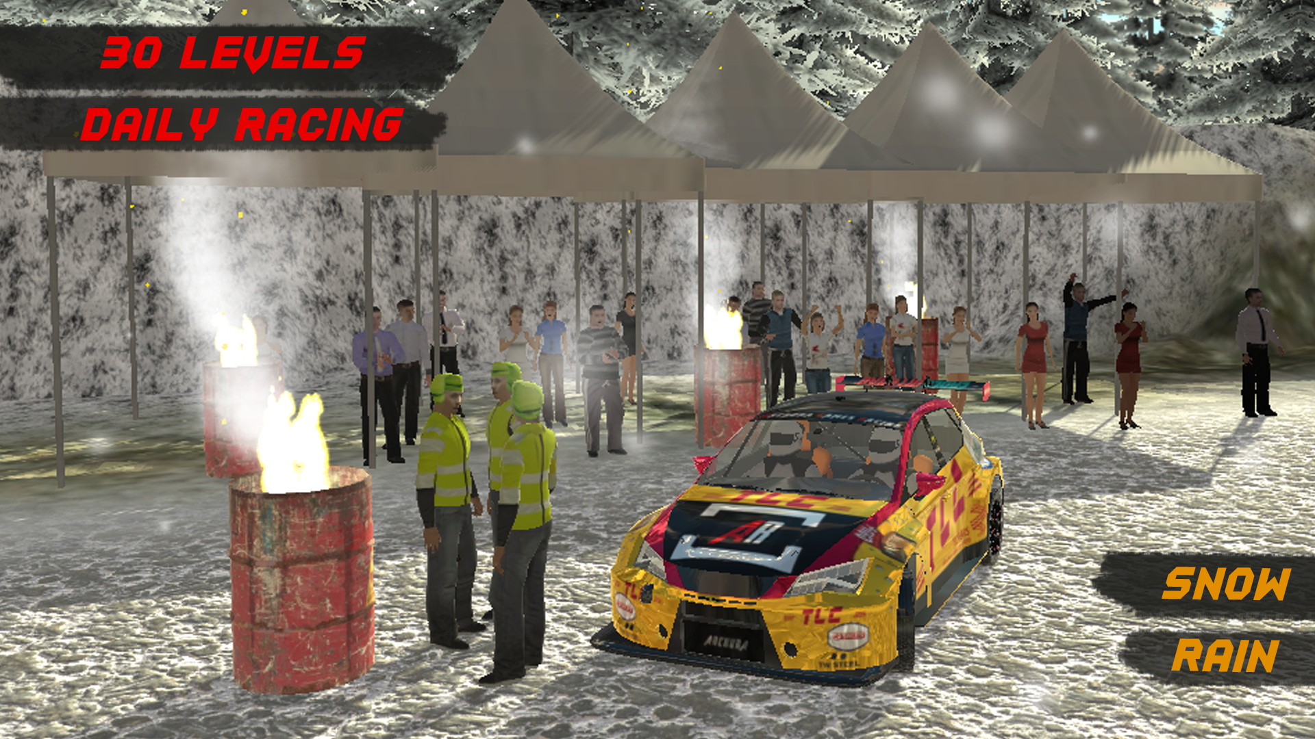 Screenshot 1: Hyper Rally Realistic Racing