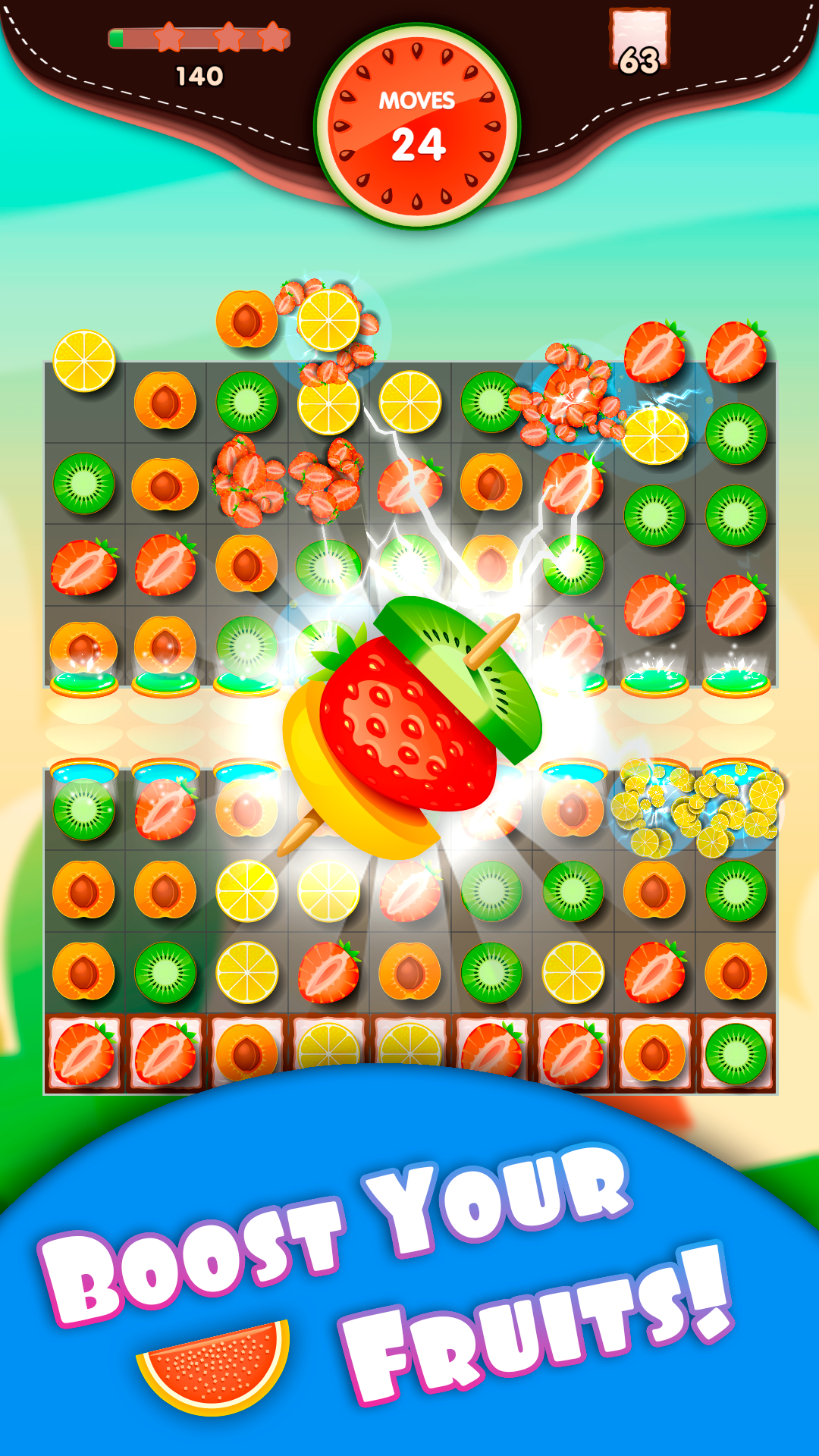 Screenshot 2: Wonder Fruits: Match 3 Game