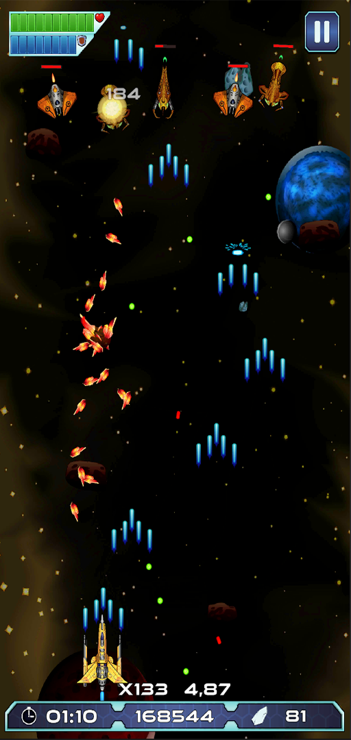 Screenshot 1: Space Shooter - Galaxy Survival