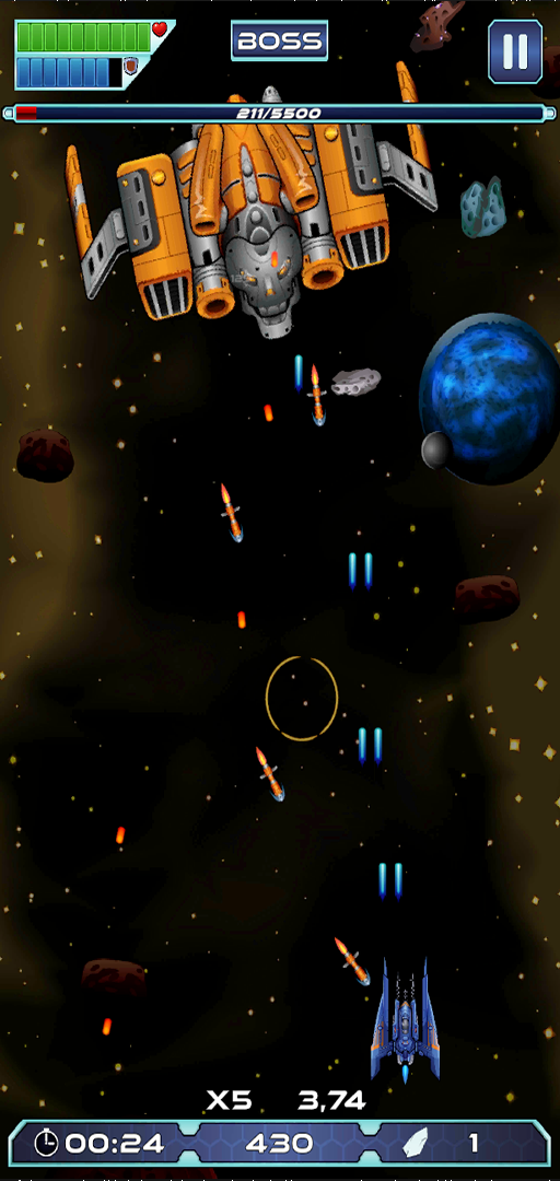 Screenshot 4: Space Shooter - Galaxy Survival