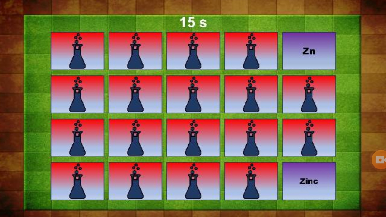 Screenshot 3: Elementos químicos - jogo da memória
