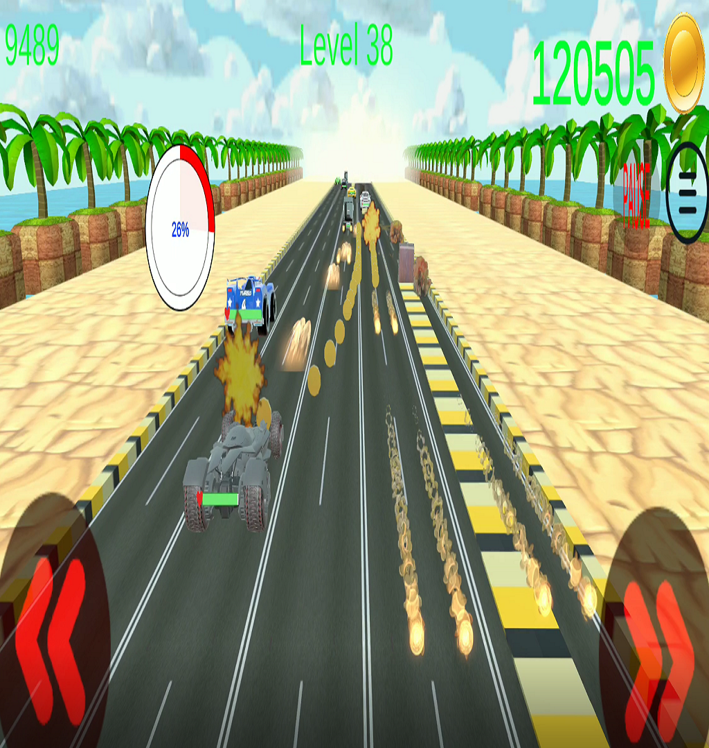 Screenshot 3: Extreme Fighting Car