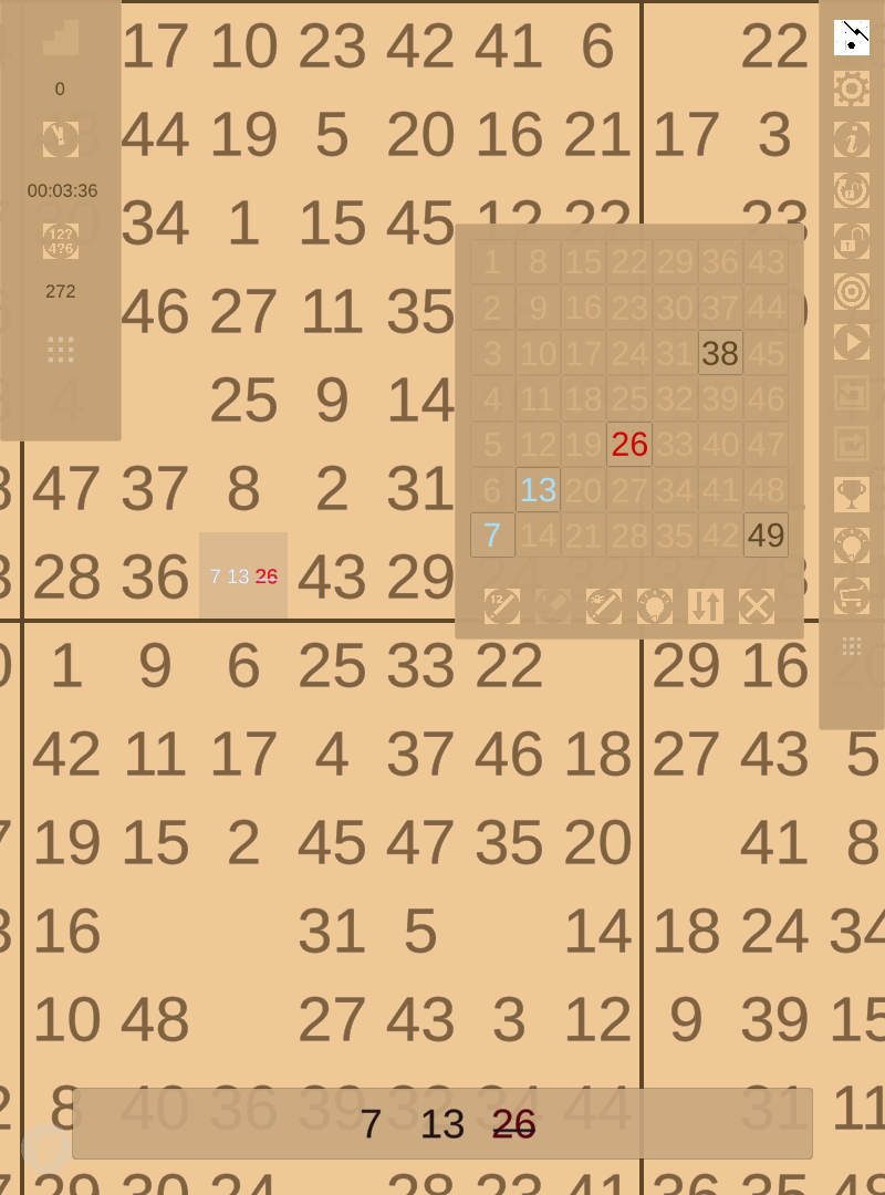 Screenshot 4: Sudoku 49 (AKA 49 x 49)