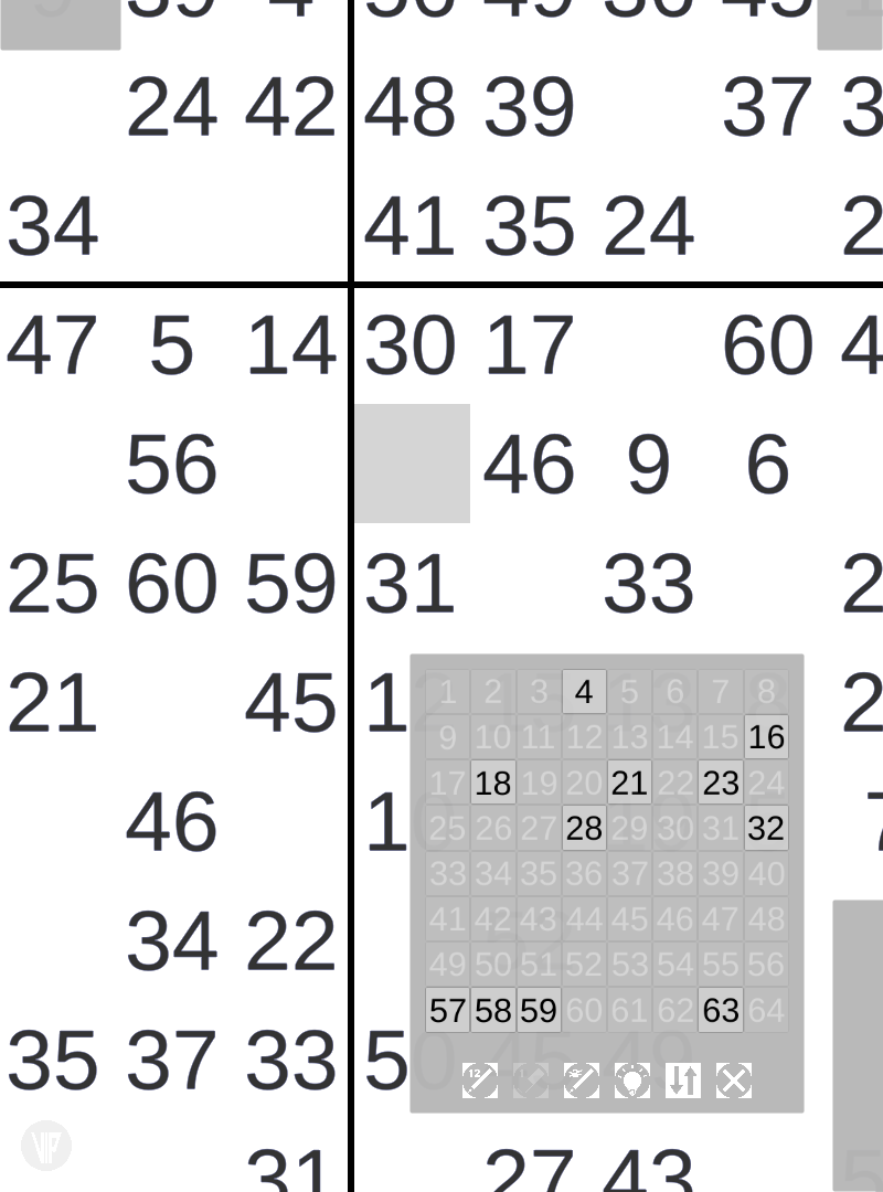 Screenshot 1: Sudoku 64 (AKA 64 x 64)