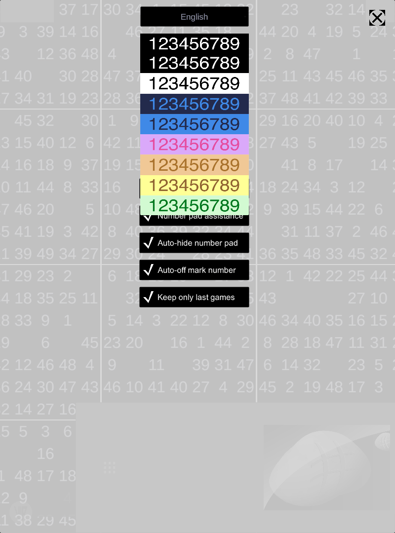 Screenshot 3: Sudoku 49 (AKA 49 x 49)