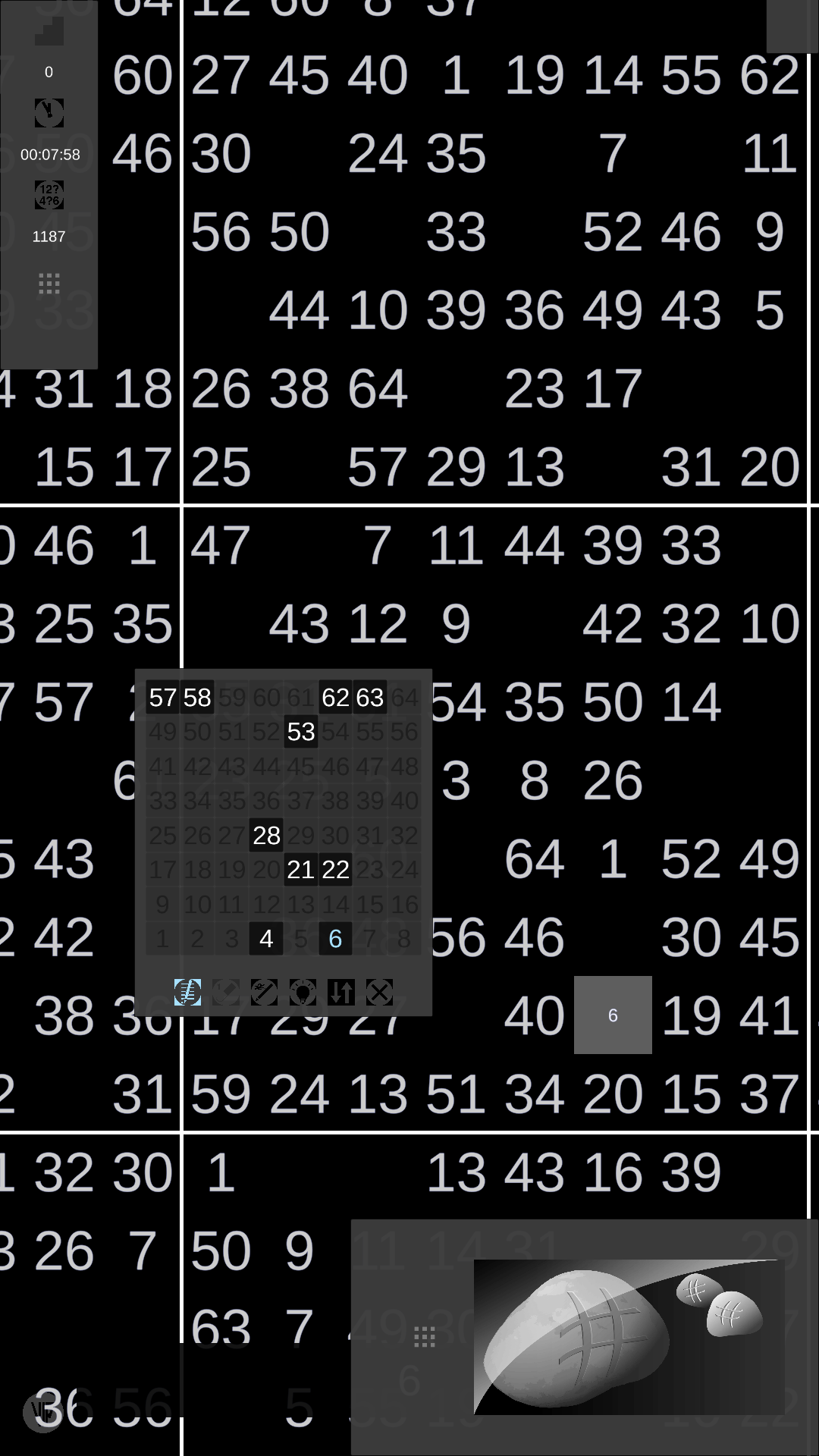 Screenshot 5: Sudoku 64 (AKA 64 x 64)