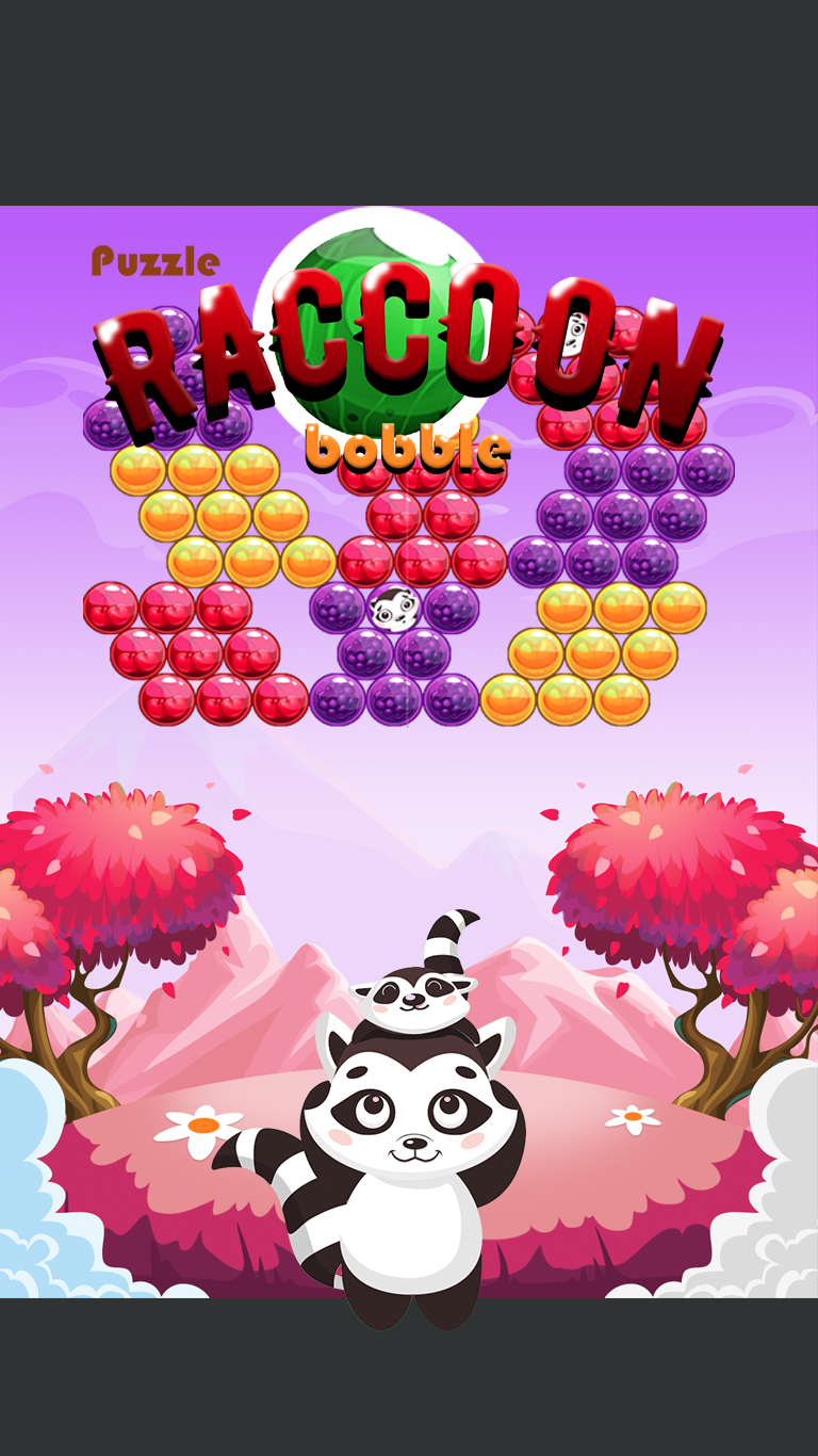 Screenshot 1: Puzzle Raccoon babble