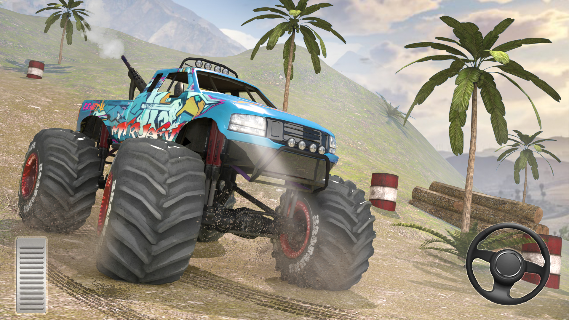 Screenshot 2: Offroad Monster Truck Racing - Free Monster Car 3D