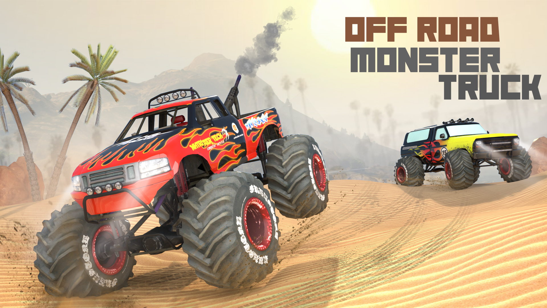 Screenshot 3: Offroad Monster Truck Racing - Free Monster Car 3D