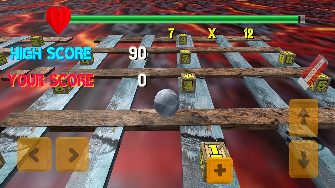 Screenshot 1: Maths Scoot Ball