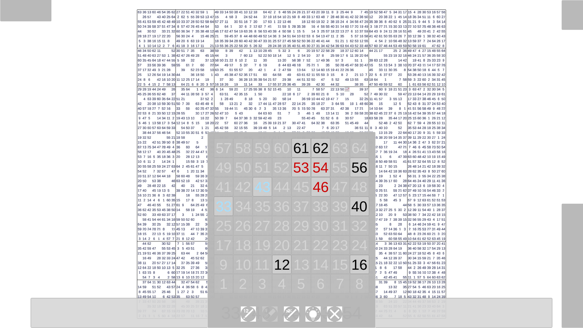 Screenshot 10: Sudoku 64 (AKA 64 x 64)