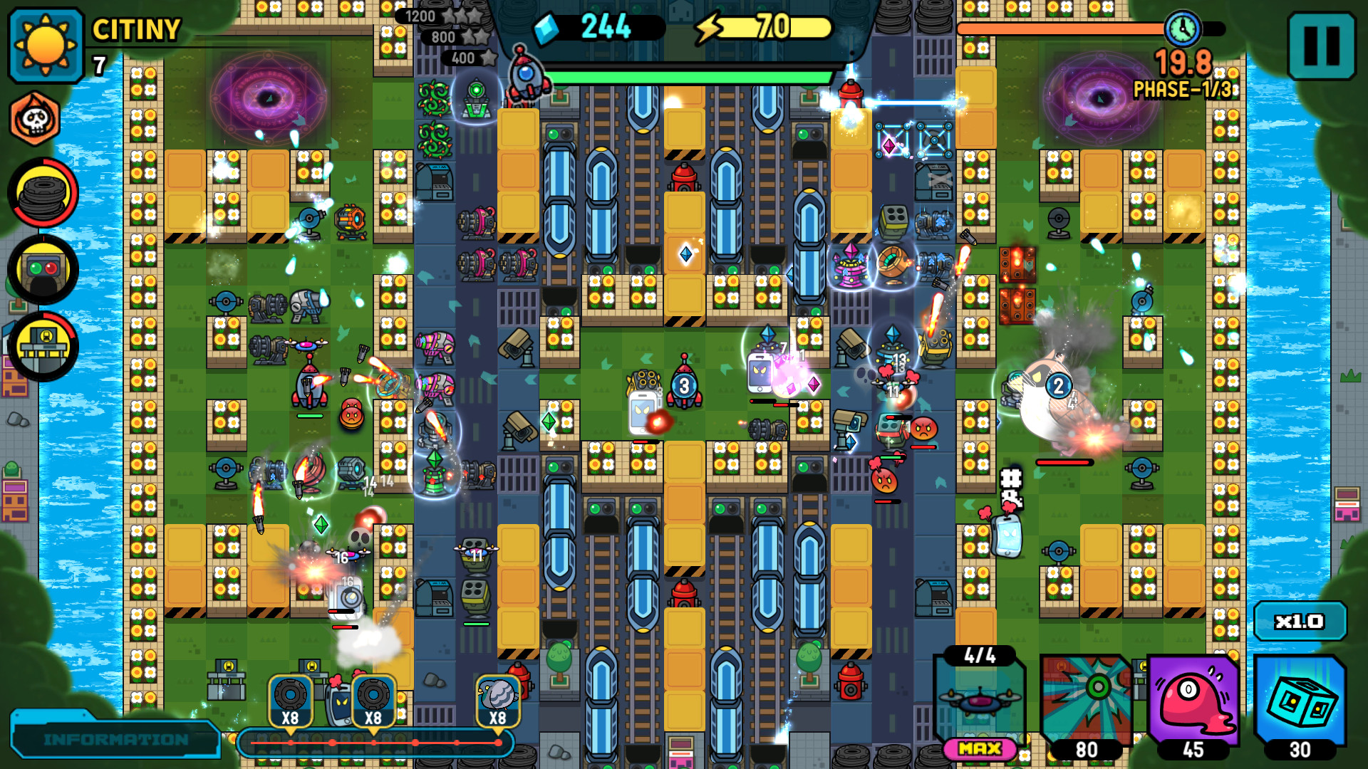 Screenshot 4: ブロークンユニバース: Tower Defense