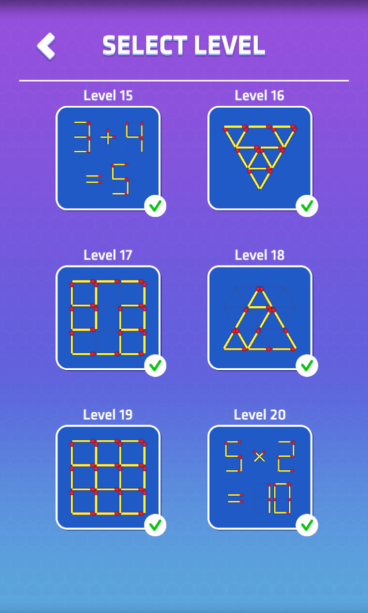 Screenshot 5: Matches Puzzle