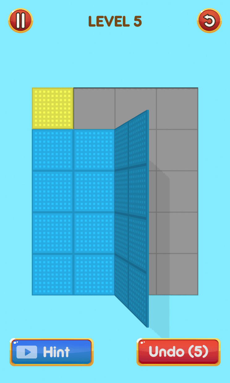 Screenshot 5: Folding block-fold up