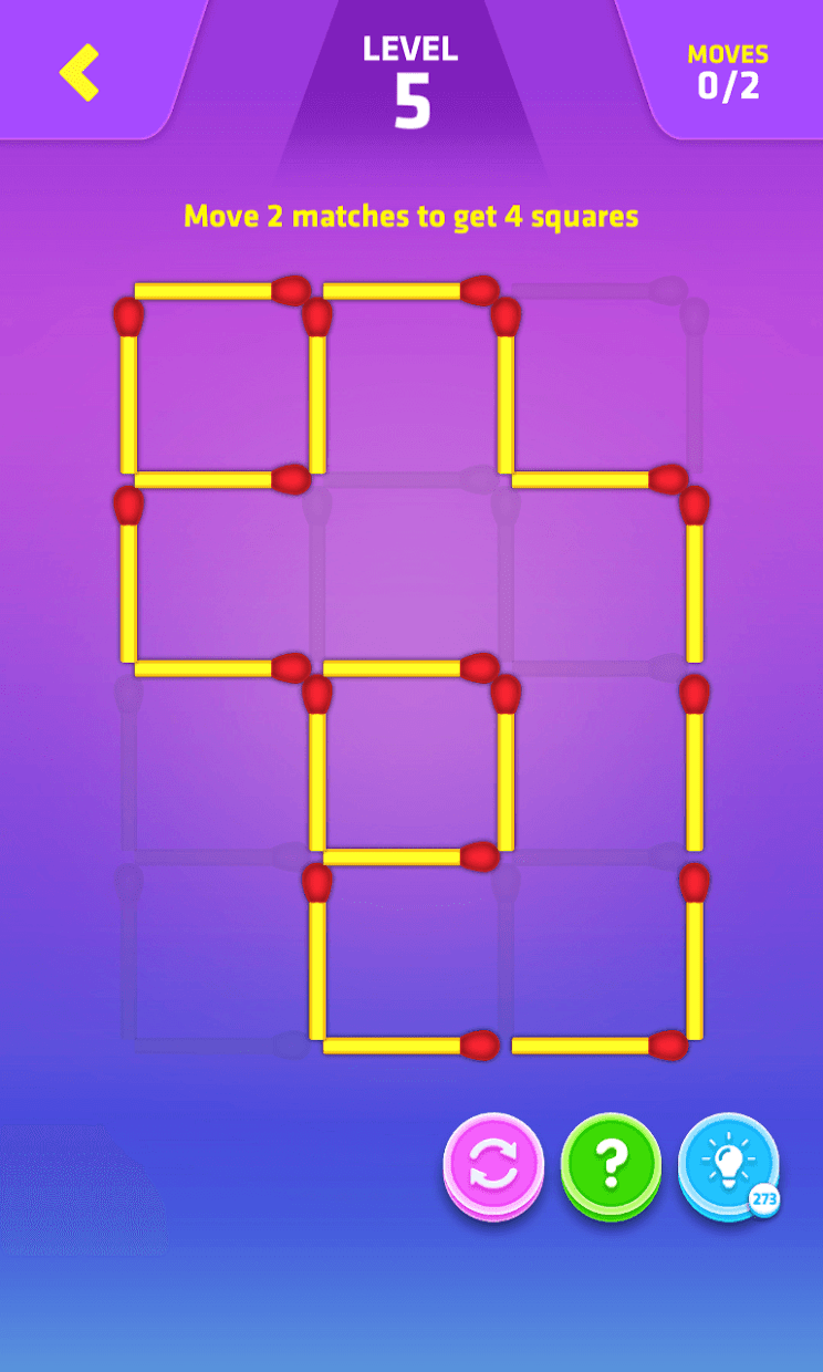 Screenshot 3: Matches Puzzle