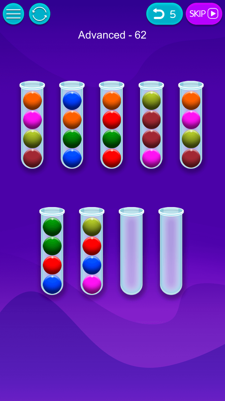 Screenshot 4: Color Pazzle - bubble sort