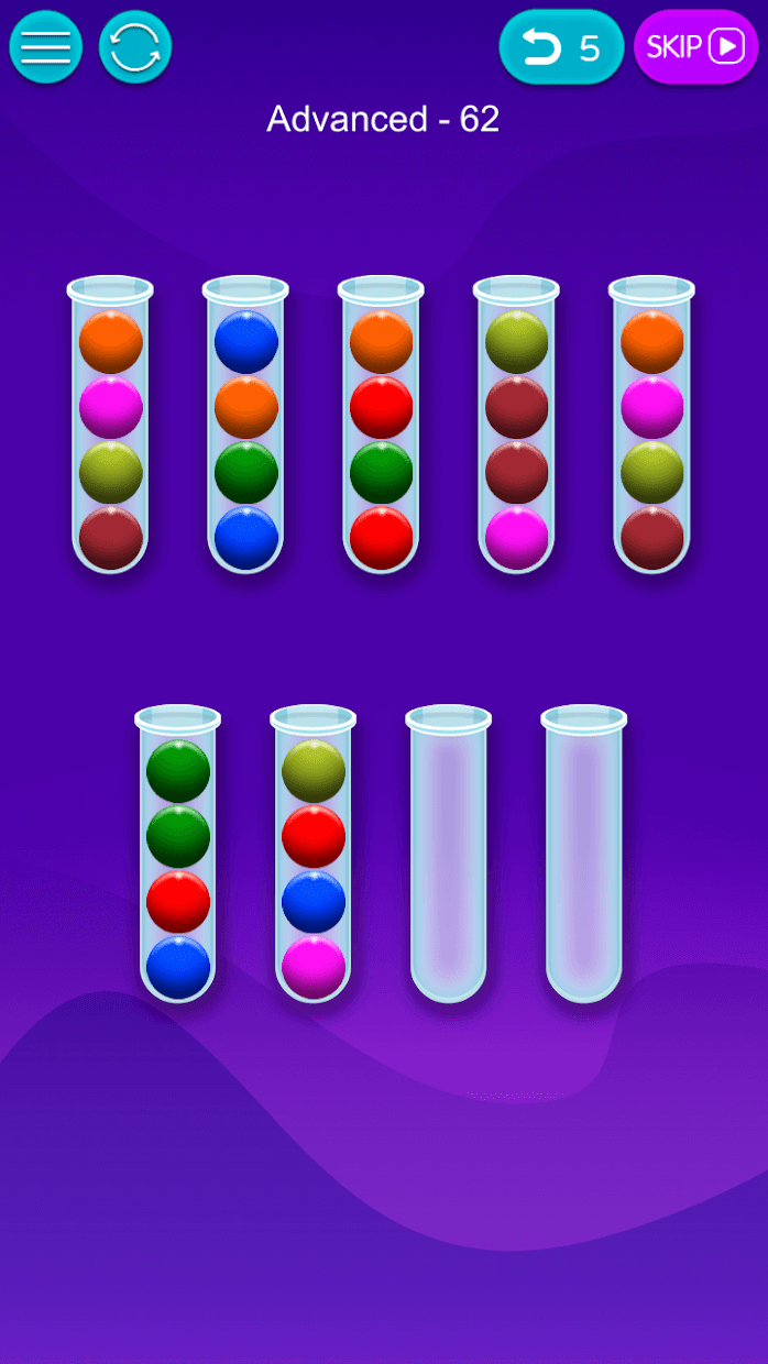 Screenshot 3: Color Pazzle - bubble sort