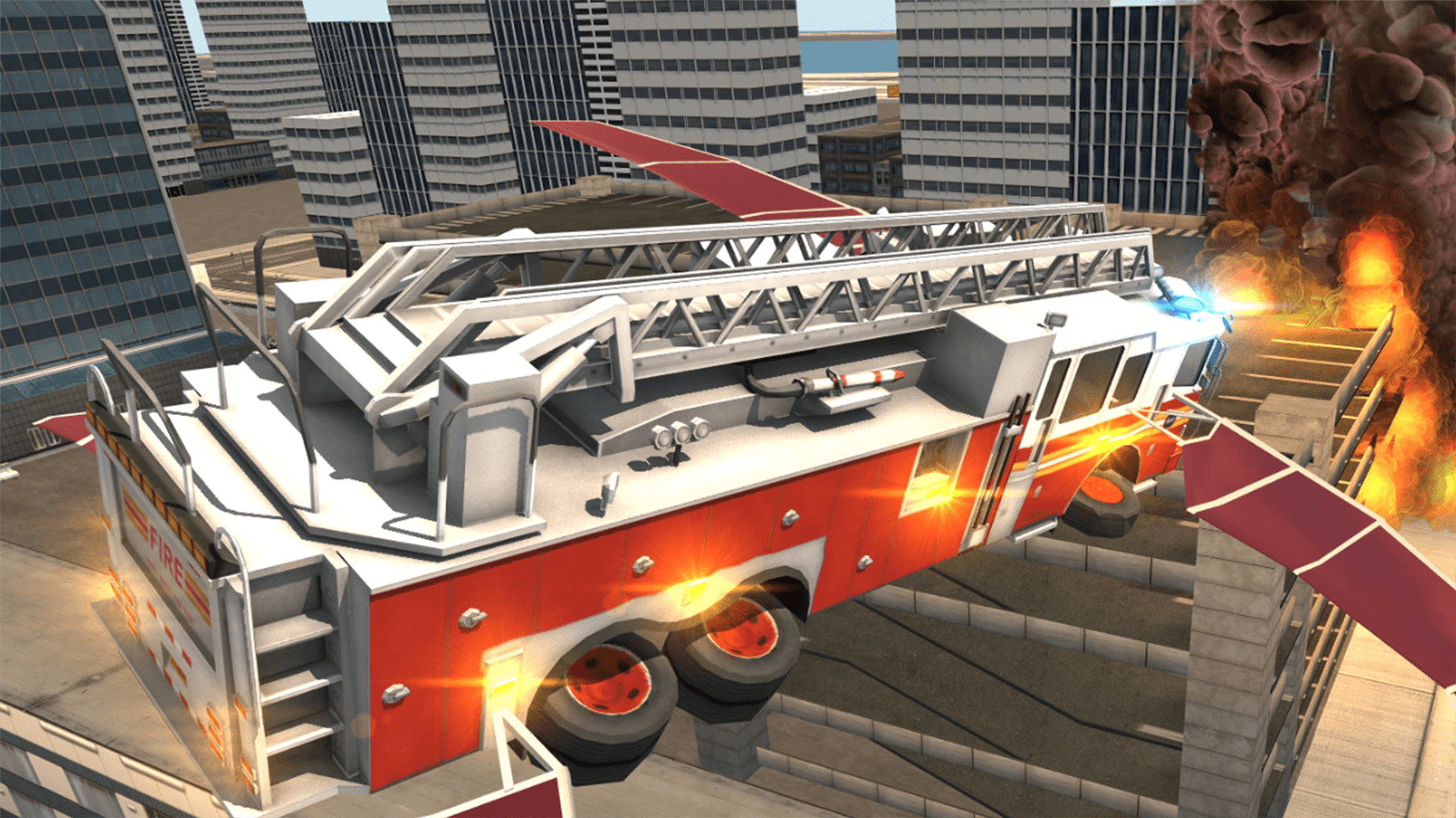 Screenshot 6: Fire Truck Flying Car