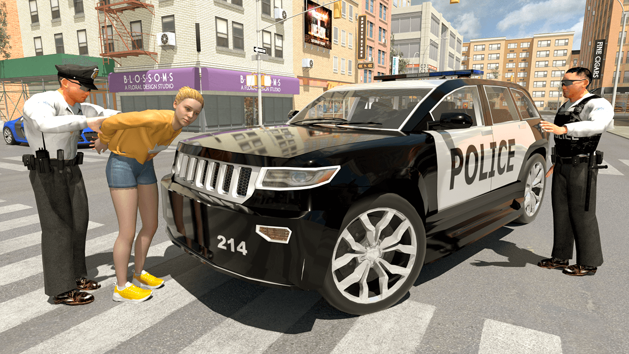 Screenshot 1: Police Chase Cop Car Driver