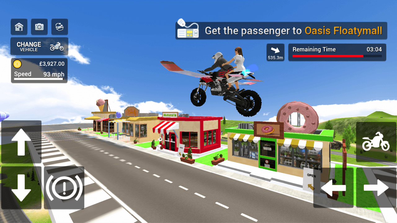 Screenshot 5: Flying Motorbike Simulator