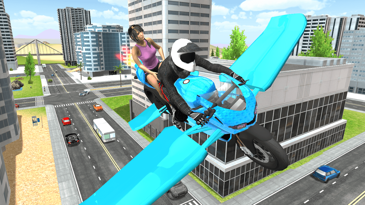 Screenshot 8: Flying Motorbike Simulator