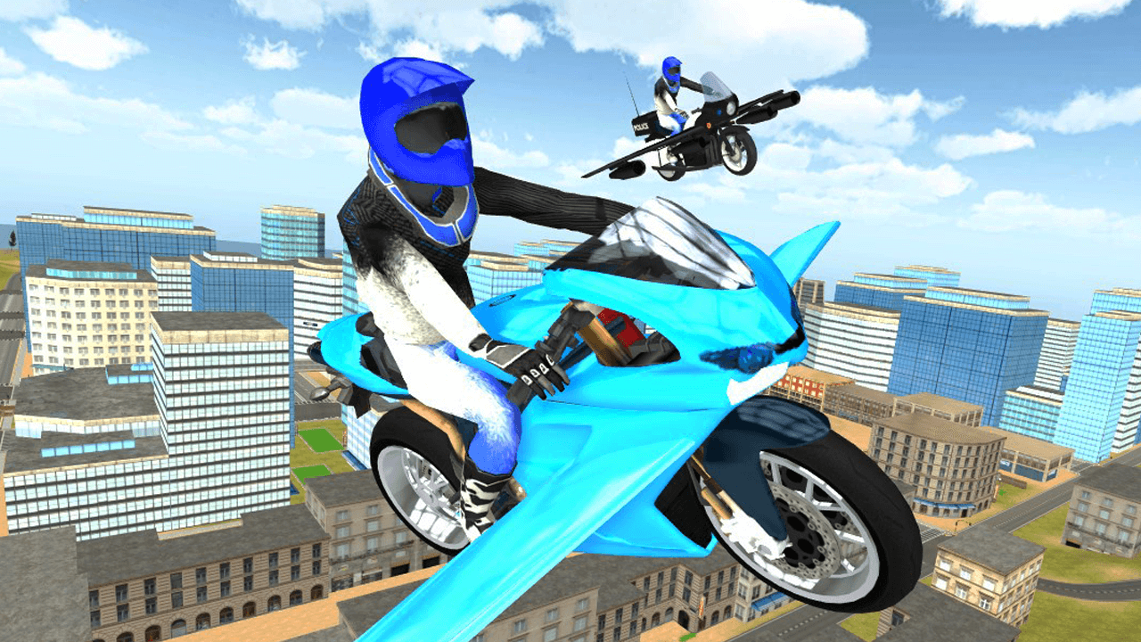 Screenshot 7: Flying Motorbike Simulator
