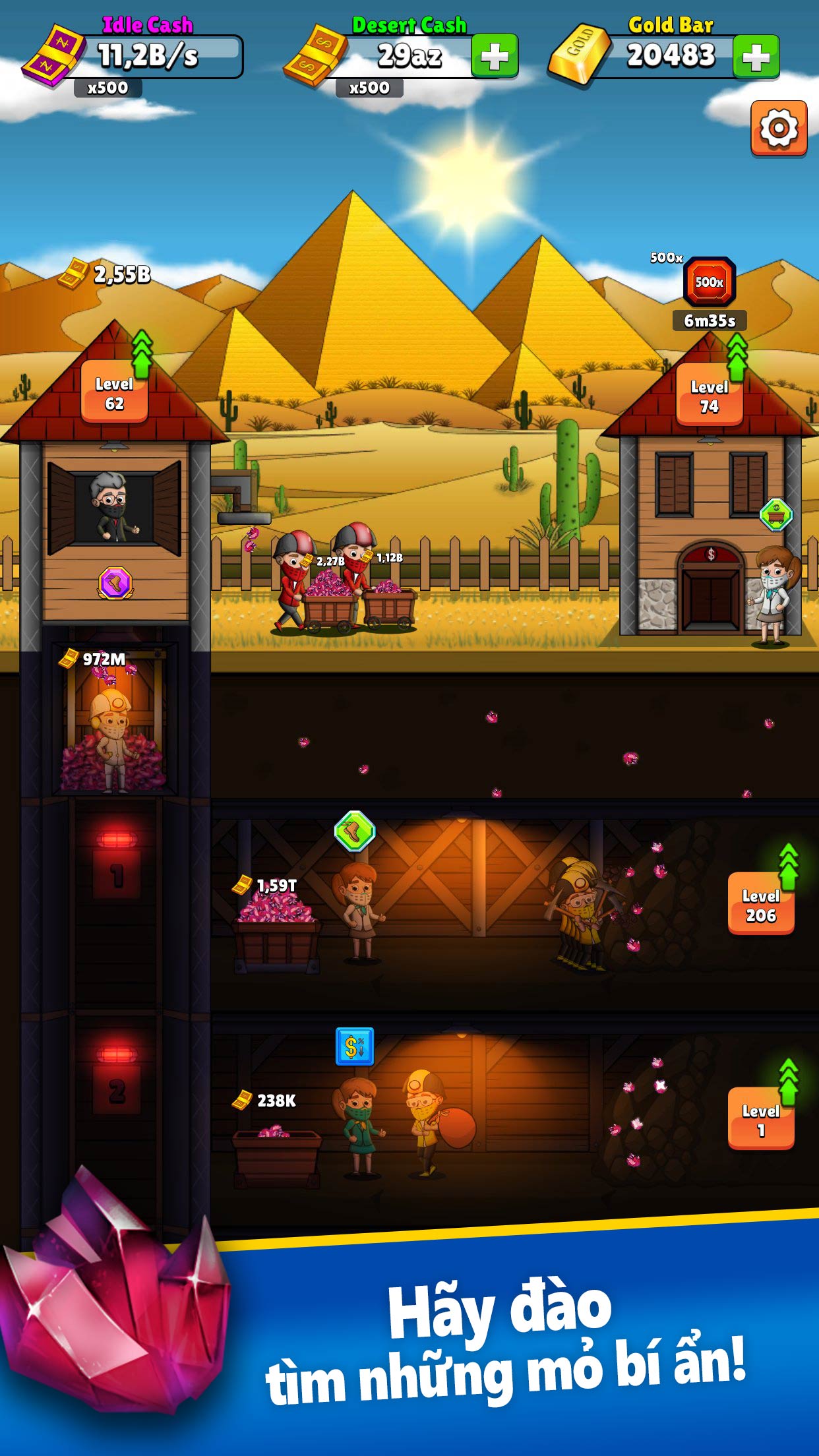 Screenshot 2: Idle Mining Company - Idle Tycoon Game