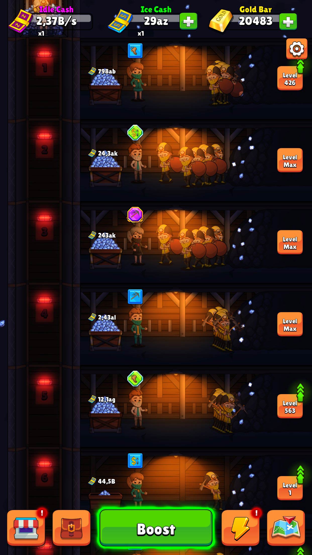 Screenshot 5: Idle Mining Company - 放置ゲーム