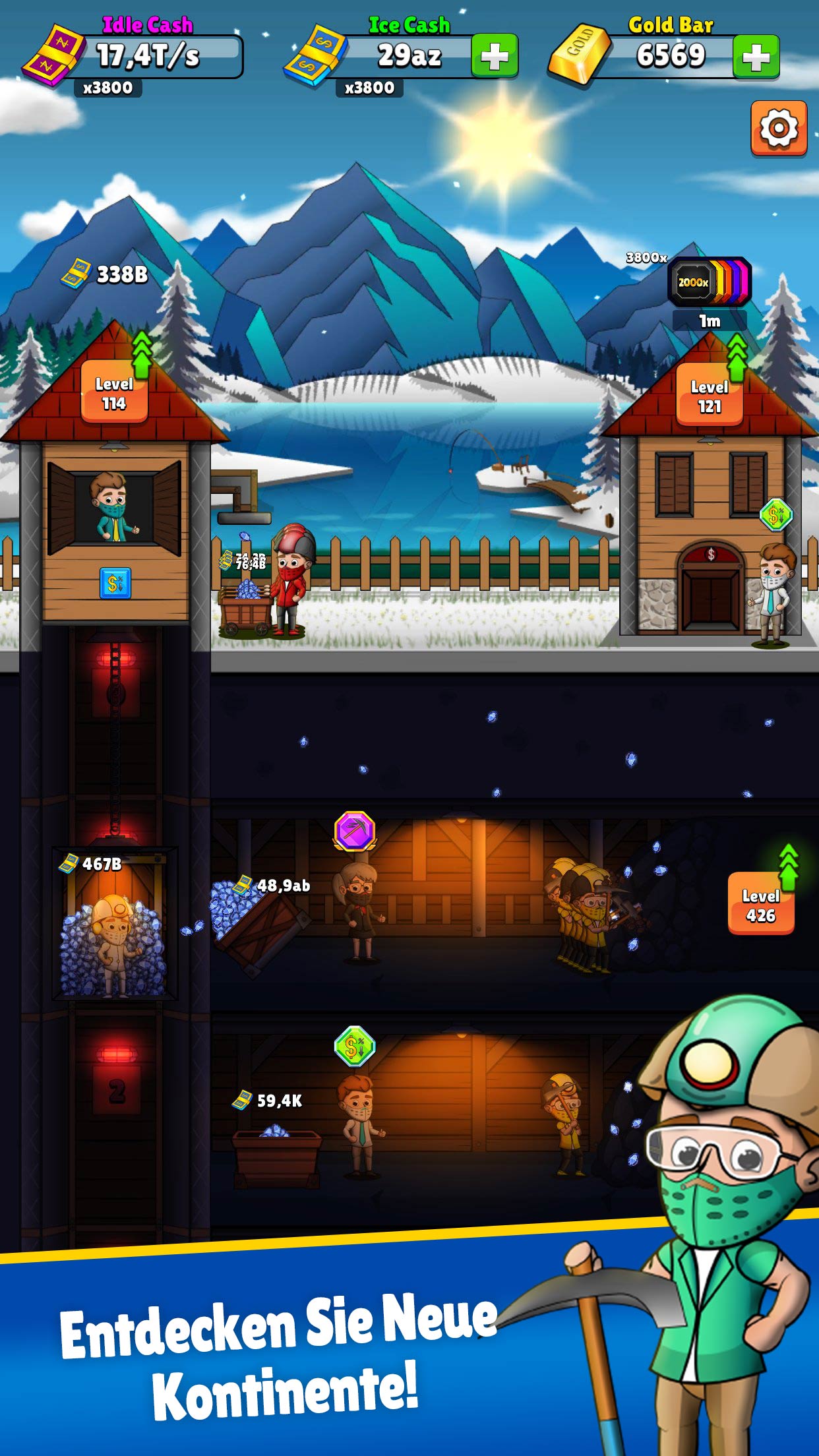 Screenshot 3: Idle Mining Company - Idle Tycoon Spiel