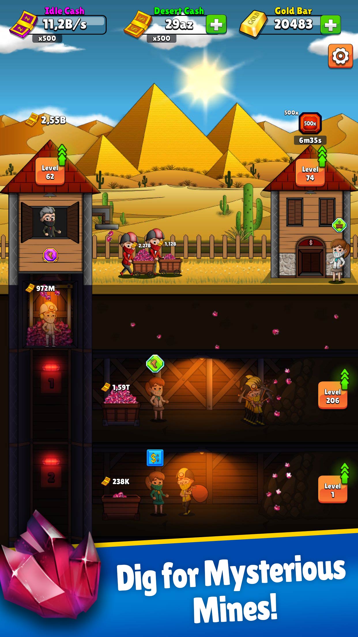 Screenshot 2: Idle Mining Company－Idle Game